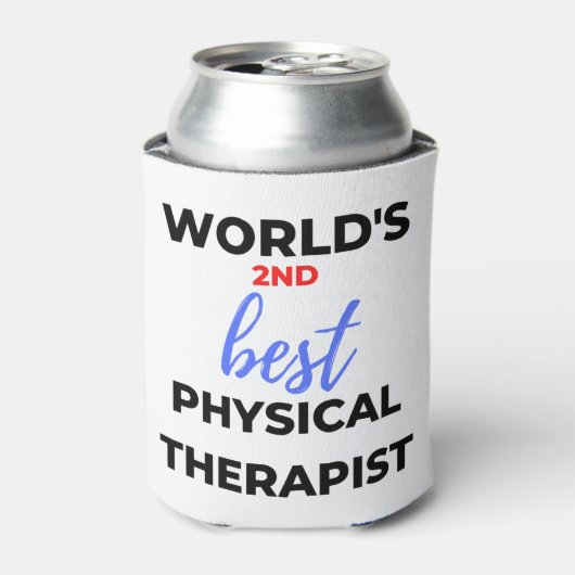 World's 2nd Best Physical Therapist 2 Dosenkühler (Kanne Vorderseite)