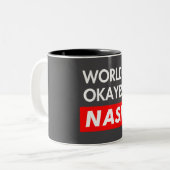 Worlds abest Nash Zweifarbige Tasse (Vorderseite Links)