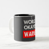 Worlds abest Warner Zweifarbige Tasse (Vorderseite Links)