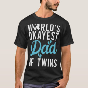 Worlds abstimmen est Vater von Twins Twin Vater T-Shirt
