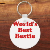 Worlds Best Bestie Schlüsselanhänger (Vorderseite)