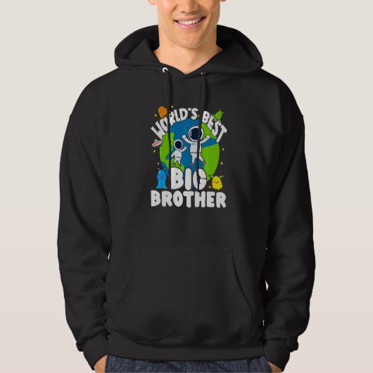 World's Best Big Brother Hoodie (Vorderseite)