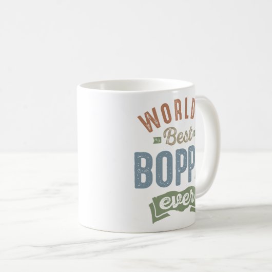 Worlds Best Boppa Kaffeetasse (VorderseiteRechts)
