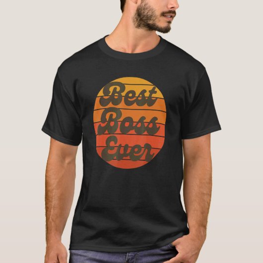 World's Best Boss Ever Employee Team Appreciation  T-Shirt (Vorderseite)