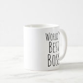 Worlds Best Boss Kaffeetasse (VorderseiteRechts)