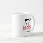 Worlds Best Boss Kaffeetasse (VorderseiteRechts)