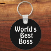 World's Best Boss Keychain Schlüsselanhänger (Vorderseite)