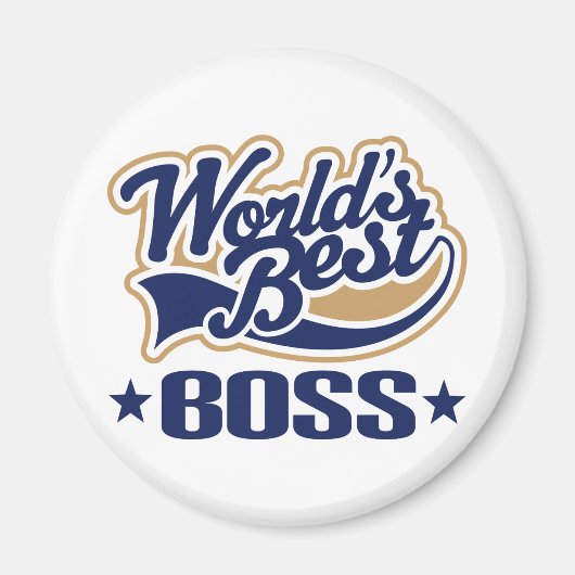 Worlds Best Boss Magnet (Vorne)