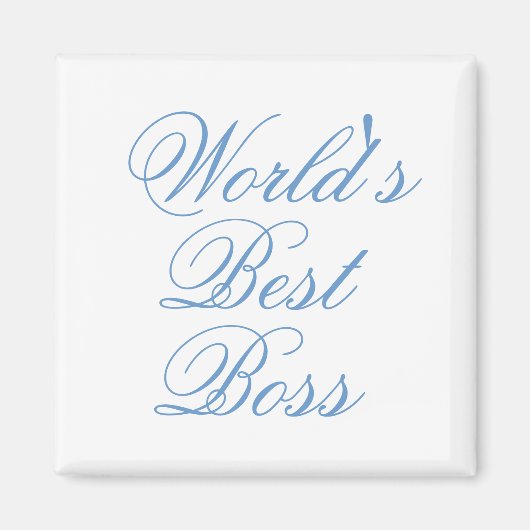 Worlds Best Boss Magnet (Vorne)