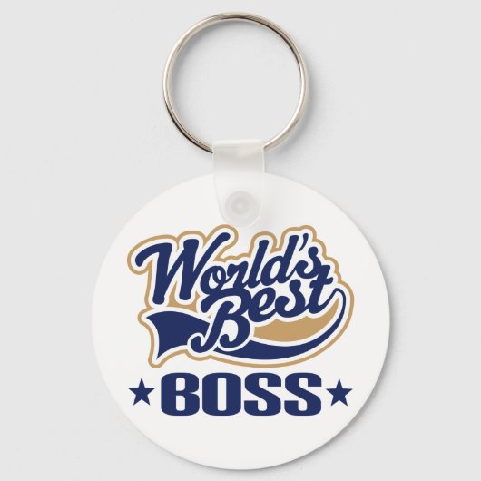 Worlds Best Boss Schlüsselanhänger (Vorderseite)