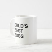 world's best boss the office mug kaffeetasse (Vorderseite Links)