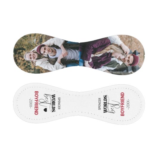 Worlds Best Boyfriend | 2 FotoCollage Einzigartig Baseball (Paneele)