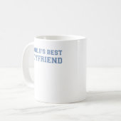 Worlds Best Boyfriend Kaffeetasse (Vorderseite Links)