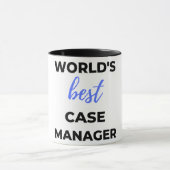 World's Best Case Manager 2 Tasse (Zentrum)