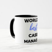 World's Best Case Manager 2 Tasse (Vorderseite Links)