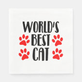world's best cat serviette (Vorderseite)