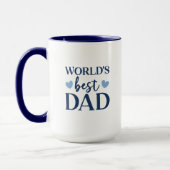 World's Best Dad 2 photo collage coffe Mug Tasse (Links)