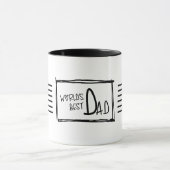 World's Best Dad. El mejor Papá del mundo. Tasse (Zentrum)