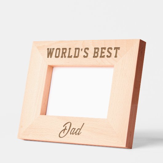 World's Best DAD Engraved Frames Geätzte Rahmen (Links)
