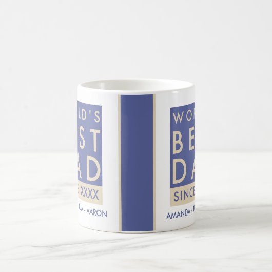 Worlds Best dad Kaffeetasse (Mittel)