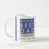 Worlds Best dad Kaffeetasse (Links)