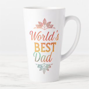 Worlds Best Dad Large Latte Tasse (17oz)