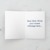 Worlds Best Dad Photo Card | Father's Day 2026 Karte (Innenseite)