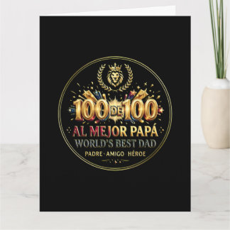 World's Best Dad / Tarjeta de Felicitación Karte