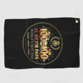 World's Best Dad / Toalla de Golf Golfhandtuch (Horizontal)