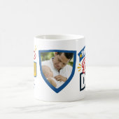 World's Best Dad with Love Custom  Kaffeetasse (Mittel)