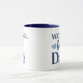 World's Best Dad with Name  Tasse (Zentrum)