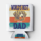 world's best dog dad dosenkühler (Rückseite)