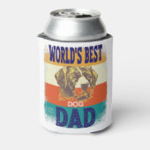 world's best dog dad dosenkühler (Kanne Rückseite)