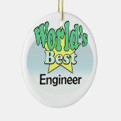 World's best Engineer Keramikornament (Rechts)
