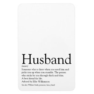 World's Best Ever Husband Definition Magnet