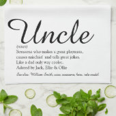 World's Best Ever Uncle, Funcle Modern Definition Geschirrtuch (Gefaltet)