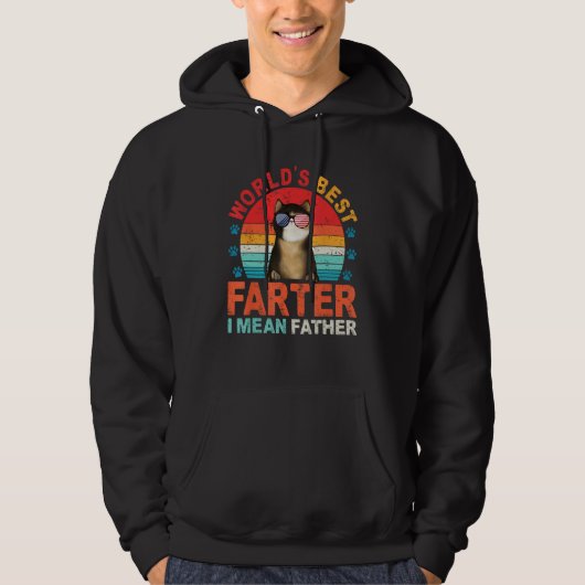 Worlds Best Farter I Mean Father Best Dad Ever Coo Hoodie (Vorderseite)