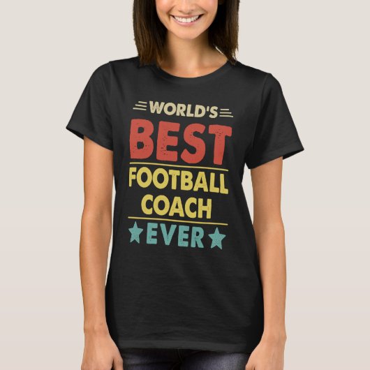 World's Best Football Coach Ever  1 T-Shirt (Vorderseite)