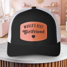 World's Best Girlfriend Cute Romantic Heart Design