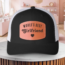 World's Best Girlfriend Cute Romantic Heart Design