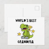 Worlds Best Grandma, Granny, Grandmother Postkarte (Vorne/Hinten)