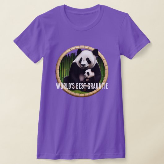"World's Best Grauntie" & Pandas T-Shirt (Ablage )