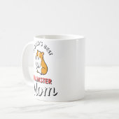 World's Best Hamster Mom Kaffeetasse (Vorderseite Links)