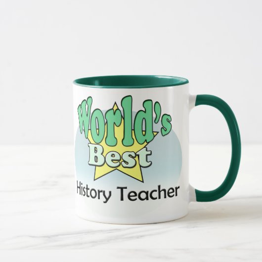 World's Best History Teacher Tasse (Rechts)