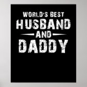 Worlds Best Husband and Daddy Poster (Vorne)