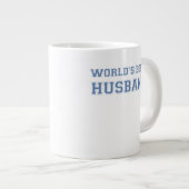 Worlds Best Husband Jumbo-Tasse (Vorderseite Rechts)