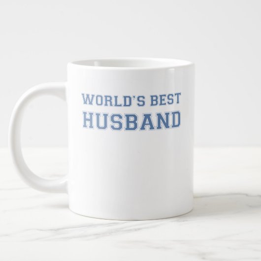 Worlds Best Husband Jumbo-Tasse (Links)