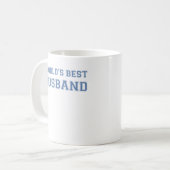 Worlds Best Husband Kaffeetasse (Vorderseite Links)