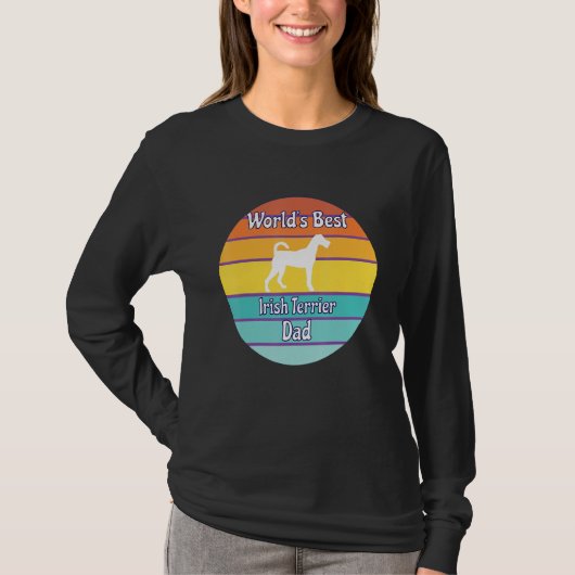 World's Best Irish Terrier Dad T-Shirt (Vorderseite)