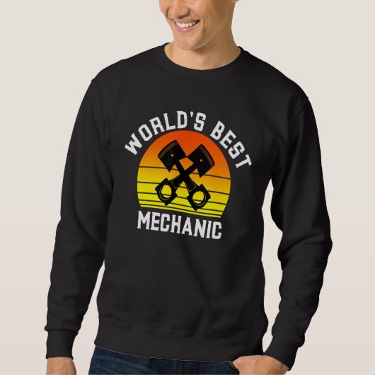 World's Best Mechanic Future Trades Apprentice Wor Sweatshirt (Vorderseite)